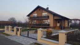 Zidana ograja s paneli, Dubrava Križovljanska (HR)