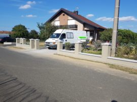 Zidana ograja s paneli, Dubrava Križovljanska (HR)