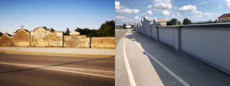 Obnova starega pokopališčnega zidu – Ptuj